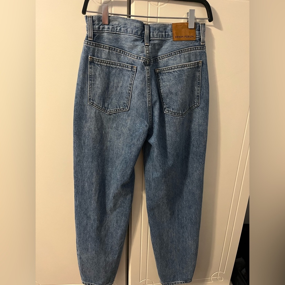 Denim Forum High Rise Light Blue Jeans - Picture 3 of 4